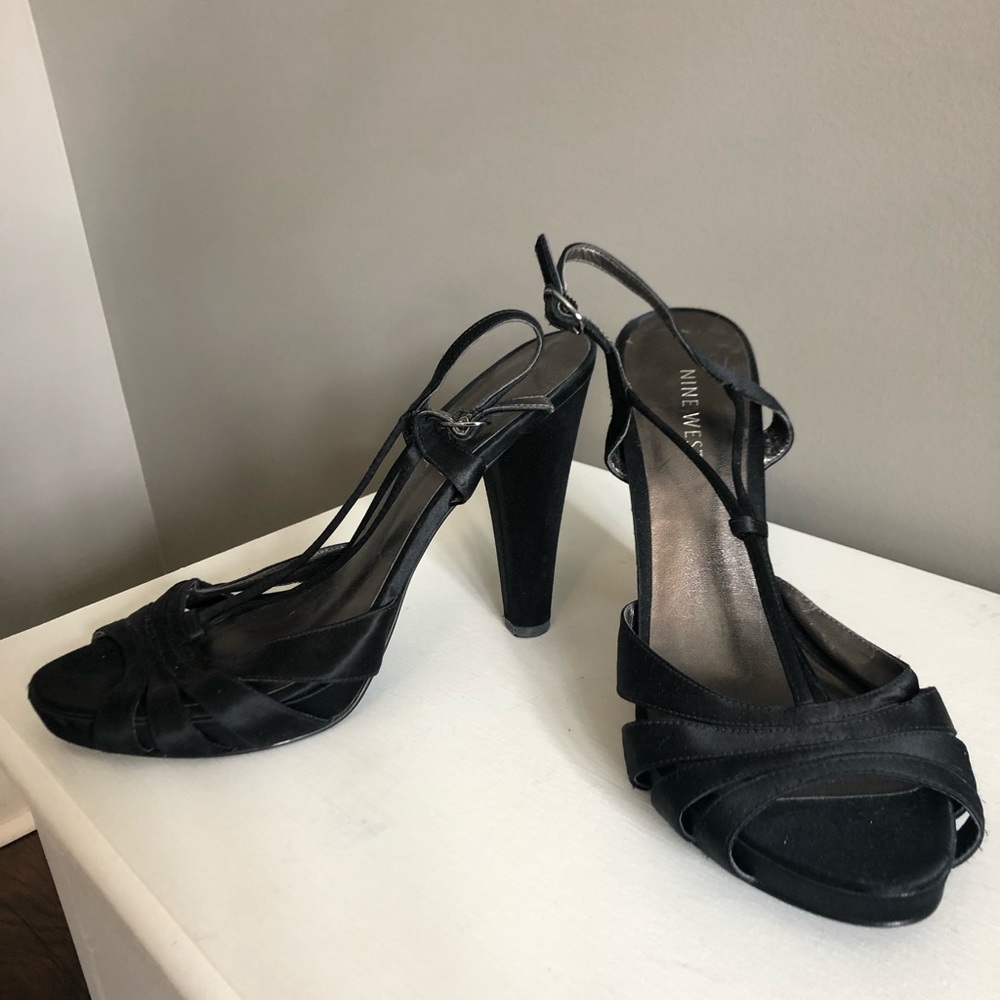 Black Strappy Heels